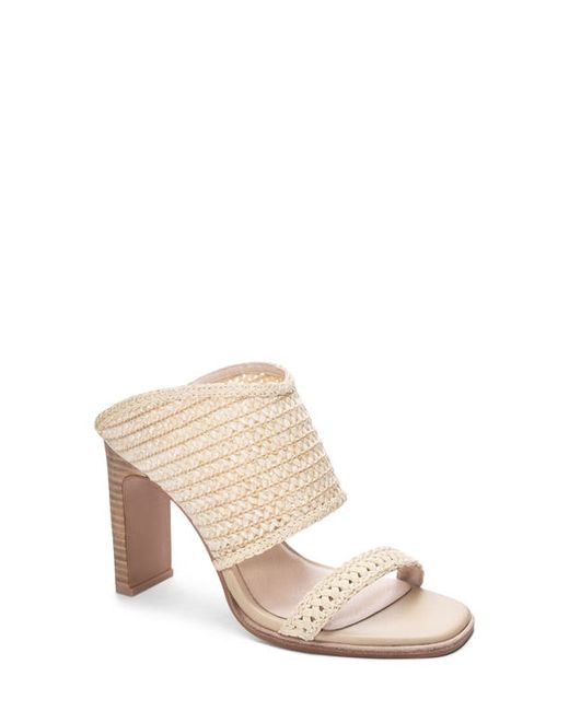 42 Gold Linx Straw Sandal in at