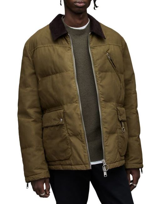 AllSaints Gillan Cotton Quilted Jacket in at