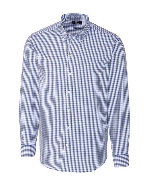 Cutter and Buck Regular Fit Gingham Non-Iron Sport Shirt in at