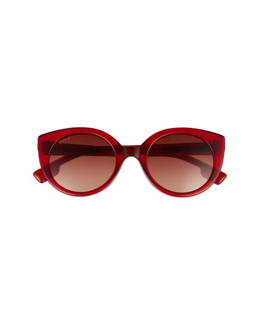 Diff Emmy 57mm Gradient Cat Eye Sunglasses in at