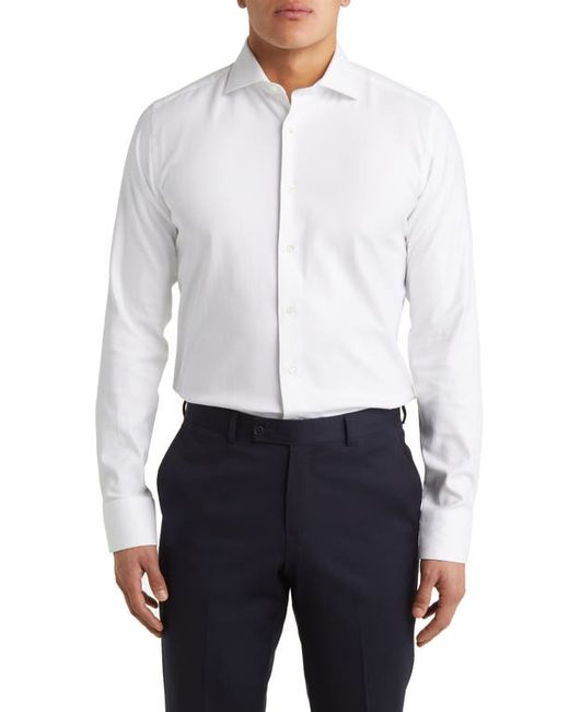 Canali Impeccable Cotton Button-Up Shirt in at