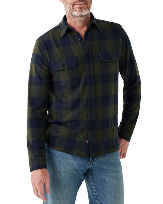 Faherty Legend Plaid Button-Up Shirt in at