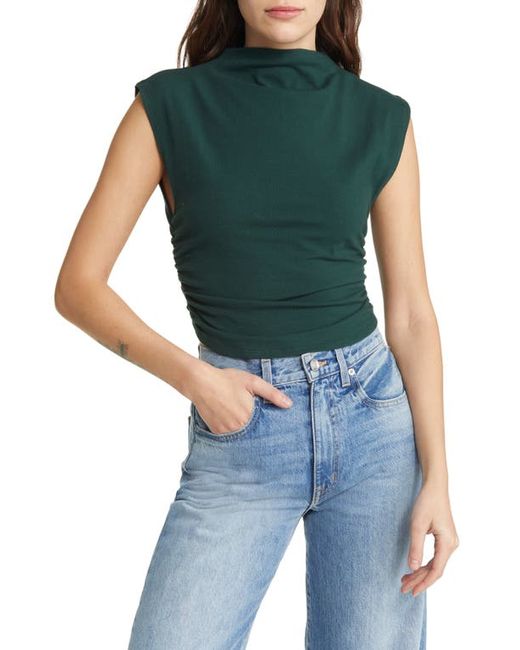 Reformation Lindy Ruched Crop Top in at