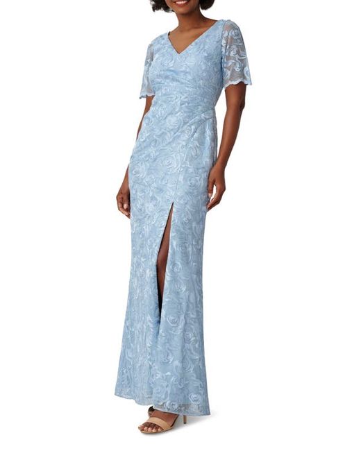 Adrianna Papell Embroidered Gown in at