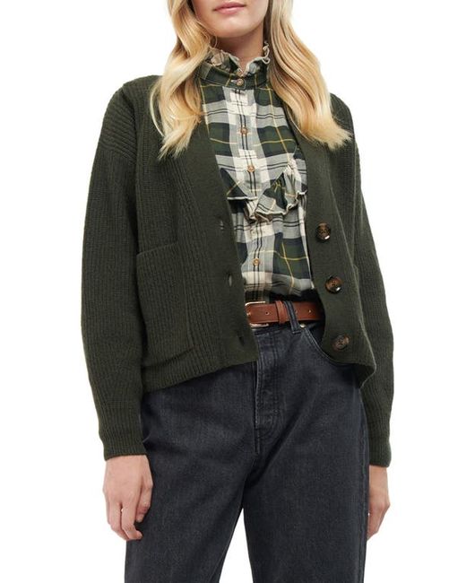 Barbour Theodore Wool Blend Cardigan in at