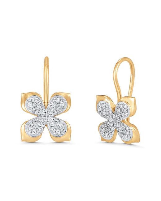 Sara Weinstock Lierre Diamond Petal Drop Earrings in at