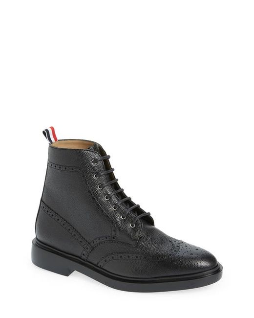 Thom Browne Classic Wingtip Lace-Up Boot in at