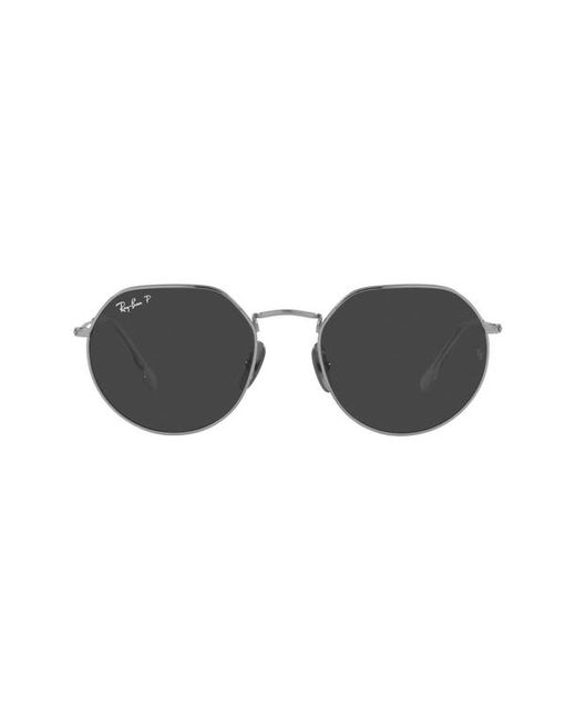 Ray-Ban 51mm Polarized Irregular Sunglasses in at