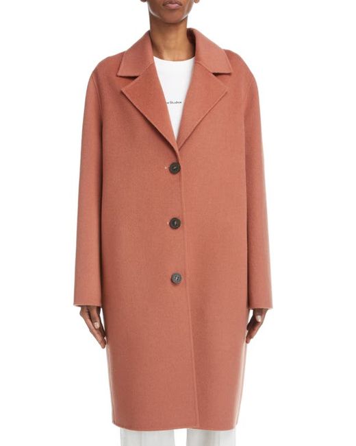 Acne Studios Avalon Double Face Wool Coat in at