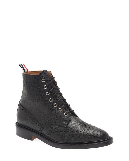 Thom Browne Classic Wingtip Lace-Up Boot in at