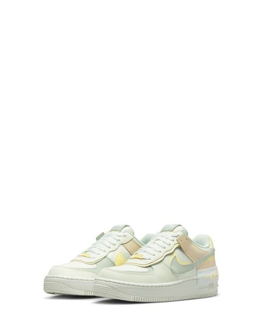 Nike Air Force 1 Shadow Sneaker in Sail/Light Citron at