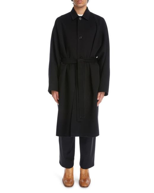 Acne Studios Belted Double Face Wool Coat in at