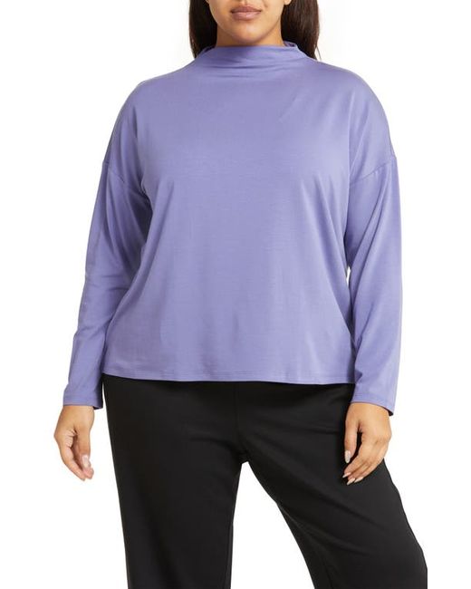 Eileen Fisher Funnel Neck Top in at