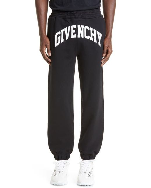 Givenchy Varsity Logo Slim Fit Cotton Joggers in at