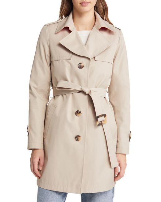 Sam Edelman Water Repellent Cotton Blend Trench Coat in at