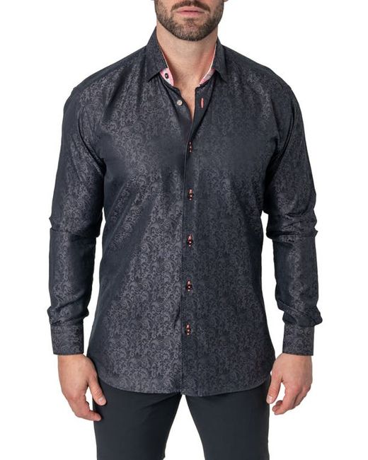 Maceoo Fibonacci Royalty Contemporary Fit Button-Up Shirt in at