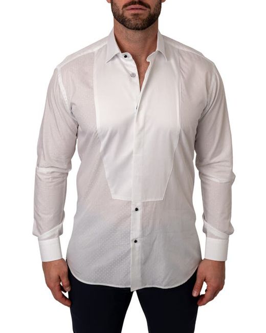 Maceoo Fibonacci Dots Contemporary Fit Button-Up Shirt in at
