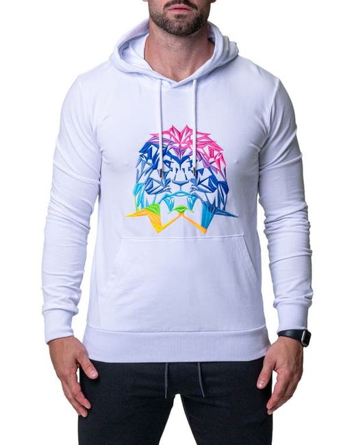 Maceoo Neon Graphic Hoodie in at
