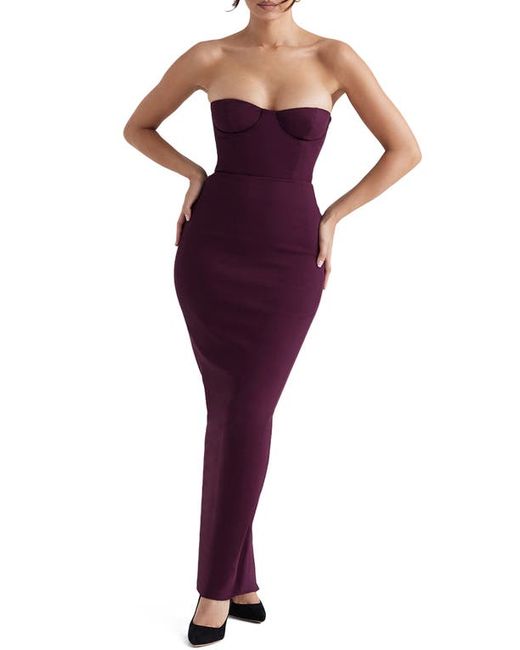 House Of Cb Strapless Corset Maxi Dress in at