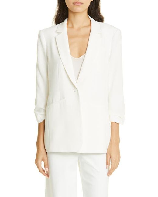 Cinq a Sept Khloe Ruched Sleeve Blazer in at