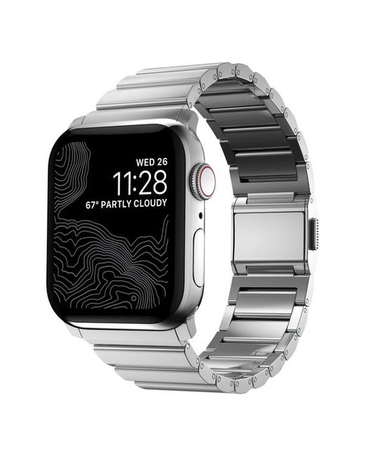 Nomad Stainless Steel 45mm Apple Watch Watchband in at