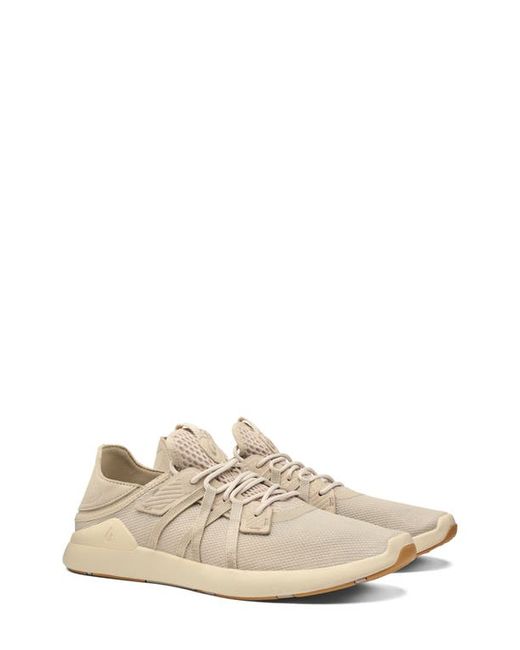 OluKai Holo Convertible Mesh Sneaker in Sand Off White at