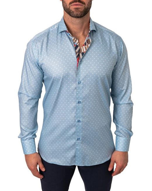 Maceoo Einstein Comet Contemporary Fit Button-Up Shirt at