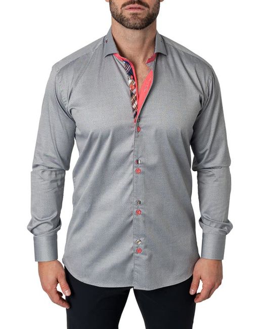 Maceoo Einstein Two-Tone Regular Fit Button-Up Shirt at