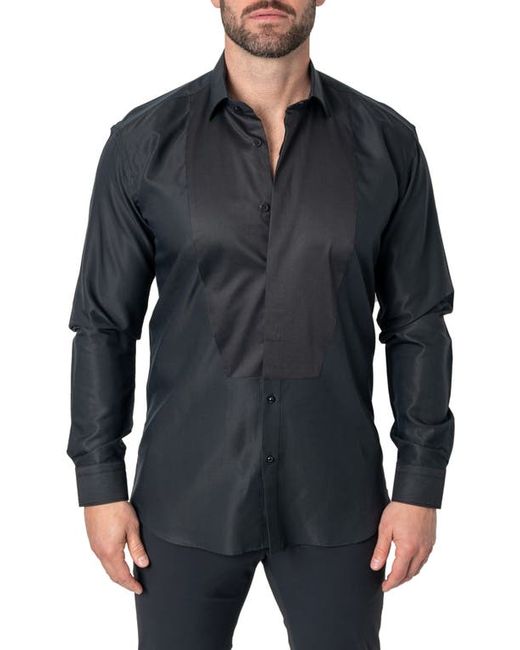 Maceoo Fibonacci Solid Contemporary Fit Button-Up Shirt in at