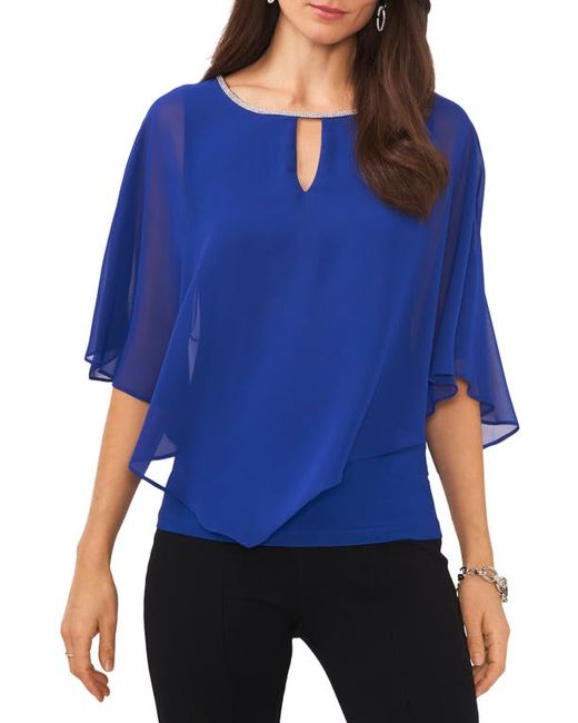 Chaus Keyhole Overlay Blouse in at