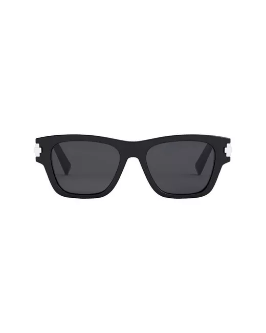 Dior Blacksuit 52mm Square Sunglasses in Shiny Smoke at