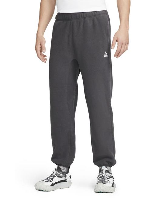 Nike Polar Fleece Sweatpants in Anthracite/Black/White at