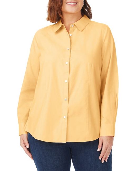 Foxcroft Dianna Button-Up Shirt in at