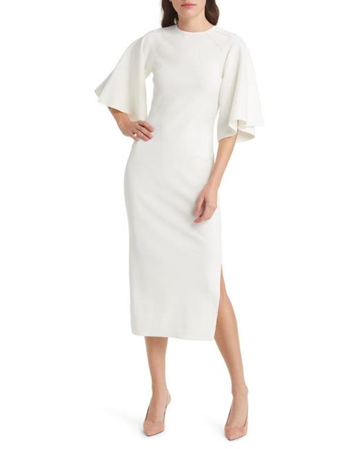 Ted Baker London Lounia Fluted Sleeve Body-Con Sweater Dress in at