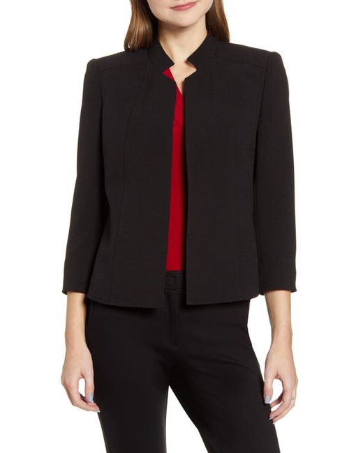 AK Anne Klein Crepe Open Front Jacket in at