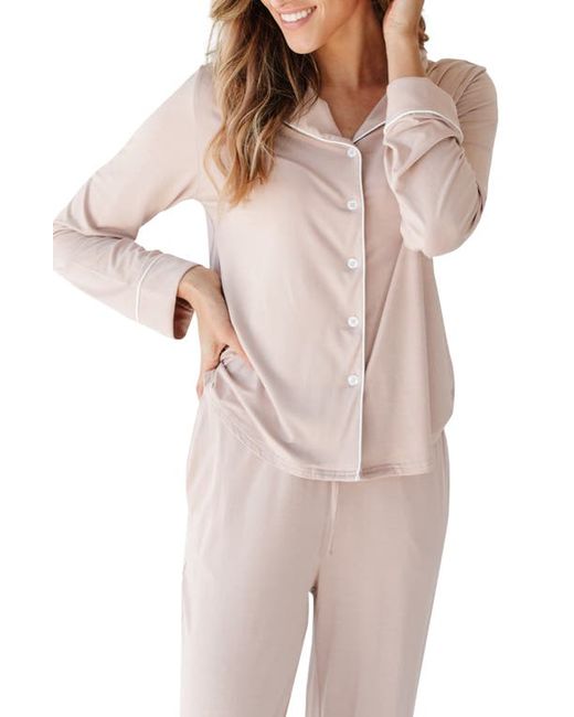 Cozy Earth Long Sleeve Knit Pajama Top in at