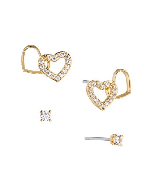 Nadri Heartbreaker Set of 2 Earrings in at