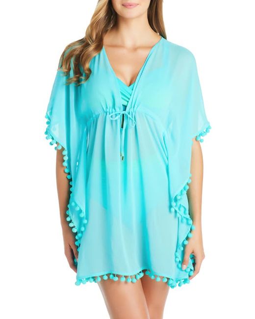 Rod Beattie Pompom Cover-Up Caftan in at