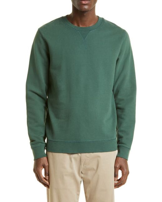 Sunspel French Terry Crewneck Sweatshirt in at