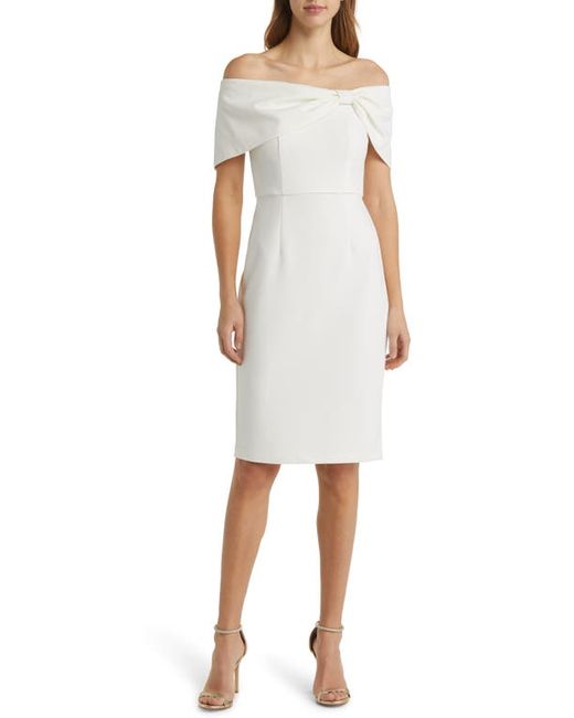 Vince Camuto Bow Collar Off the Shoulder Dress in at