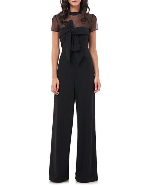 JS Collections Stretch Crepe Jumpsuit in at