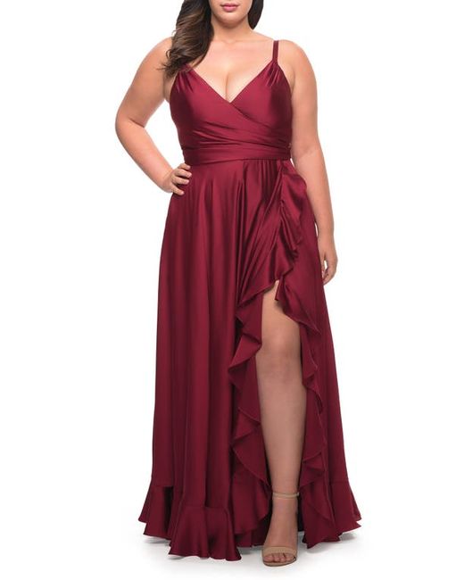La Femme Exquisite Satin Gown in at