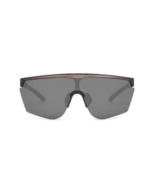 Electric Cove Polarized Shield Sunglasses in Matte Charcoal Polar at