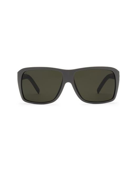 Electric Bristol 57mm Polarized Square Sunglasses in Matte Black/Grey Polar at