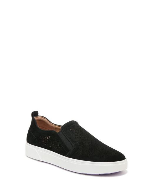 Vionic Kimmie Perforated Suede Slip-On Sneaker in at