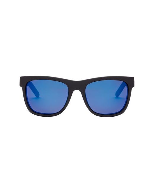 Electric JJF12 50mm Polarized Square Sunglasses in Matte Black Polar Pro at
