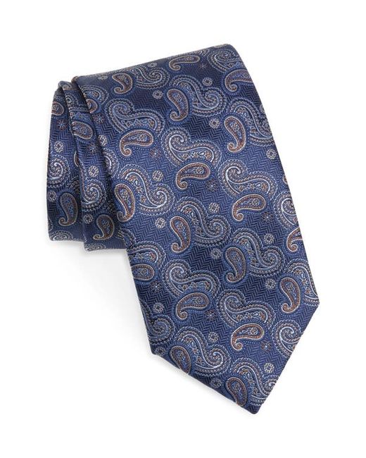 Canali Paisley Silk Tie in at