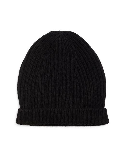 Rick Owens Rib Cashmere Wool Beanie in at