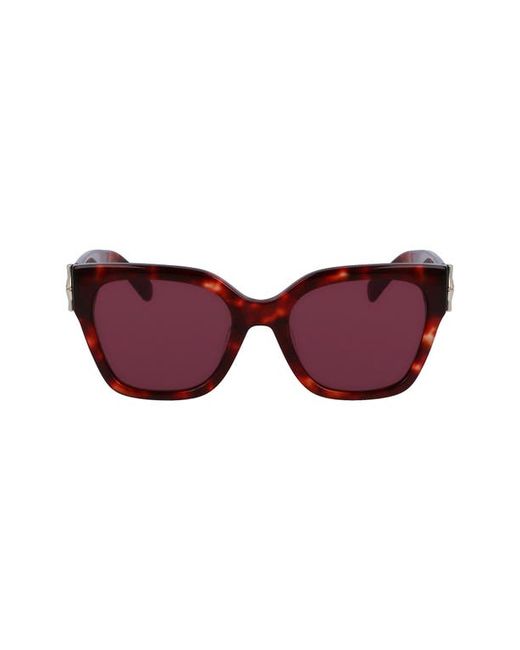 Longchamp 55mm Rectangular Sunglasses in at