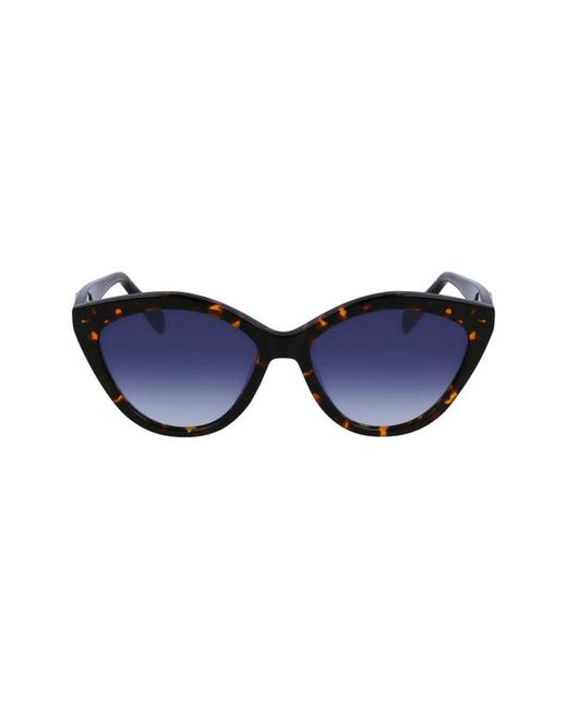 Longchamp 56mm Cat Eye Sunglasses in at